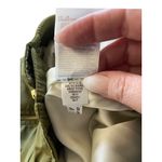 Old Navy  Quilted Satin Bomber Jacket Thyme Green Size XXL Minimalist Neutral Photo 5