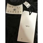 Daisy Street NEW Black Velvet Tiger Animal Print Straight Wide Trousers Pants 1X Photo 4