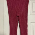 Urban Outfitters Rosie High-Waisted Ribbed Flare Pant Pink Photo 5