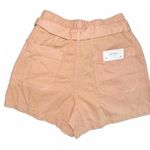 AG Adriano Goldschmied New AG Jeans Kai High Waist Shorts in Peach, 28 Photo 1
