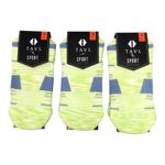 3 Pair TAVI NIP Taylor Cushion Socks Low Rise Cushion Sport Socks Bright Small Blue Photo 2