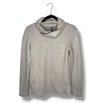 Khul Women's Quilted Cowl Neck Long Sleeve Sweatshirt Cozy Casual Top Tan Size undefined Photo 1