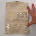 Fossil  Leather Cream Wallet Photo 8