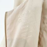 ADAY  Power Suit Scoop Neck Slim Straight Leg Jumpsuit Cream Beige Oat Size Large Photo 8