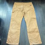 Dickies Tan Distressed Utility Workwear Painter Pants size 38x32 Photo 3
