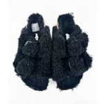 Birkenstock Arizona Shearling Teddy Big Buckle Black Sandals 38 Photo 0