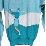 VTG Tail Wool Blend Golf Knit Sweater Green Women’s Size Small Photo 4