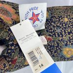 Vtg 90s Kristy Michaels 14 Petite Floral Midi Dress NWT Made in the USA Brown Photo 4