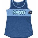 Campus Lifestyle New York Yankees Tank Top Shirt Womens Size S Blue Gray MLB NWT Photo 0