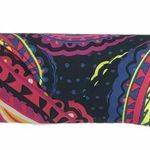 Vera Bradley Clam Shell Eyeglass Case Twilight Paisley Black Pink Photo 0