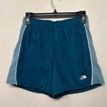The North Face Women’s Teal and Light Blue Elevation Shorts Size S Photo 0