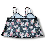 Hot Topic Top Size Medium Neck Crop Cami Camisole Tank Top Skulls Roses New NWOT Photo 2