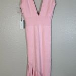 LPA Panya Ruffle Midi dress Pink size Small New with tags $260 Revolve Photo 7