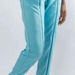 Waisted blue zipper track pants Size XL Photo 1