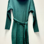 She & Sky NWT Green Knit Sweater Dress, Forest Green | Size Small Photo 0