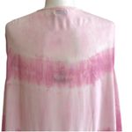 Mud Pie Kimono Duster Pink White Tie Dye Balloon Long Sleeve Cover Up OS NEW Photo 6