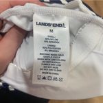 Lands End Navy and White Striped one piece Photo 7