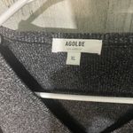 AGOLDE Tavi Melange Rib Knit Thong Bodysuit Size XL Salt & Pepper NWT Photo 8