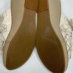 Sole Society  Sandals Size 9M Women's So Poppy Leather Slip On Wedge Beige Floral Photo 5