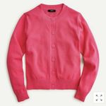 J.Crew Pink Cotton Crepe Button Up Cardigan Photo 0