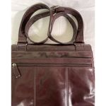 wilson's leather  Pelle Studio Brown Leather Messenger Bag Great Condition Photo 3