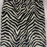 Trina Turk  Black & Off White Zebra Mini Cocktail Career Casual Skirt 2 Photo 1