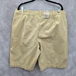 White Stag  Tan Bermuda Flat Front Cotton Bottoms Pants Shorts Plus 18 Photo 1