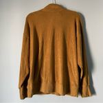 Aerie  Offline Summer Lights Terry Half Zip Pullover Golden Yellow size XS NWOT Photo 1
