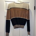 Free People Rose Gold Dust Plunging V sweater Photo 7