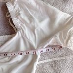 She & Sky •White Cotton Puff-Sleeve Fit & Flare Dress•Size S Photo 10