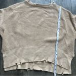 Pistola  Olga Distressed Pullover Sweater in Tan Size Small Photo 9