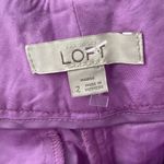 Loft  Marisa‎ Garden Lace Shorts Lavender Lilac High Rise Shorts Size 2 Photo 4