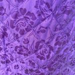 Coldwater Creek Vest Sz S Velvet Silk Reversible Zip Black Purple Quilted Mature Photo 11