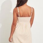 Hollister cotton and linen blend tie front dress size medium Photo 1