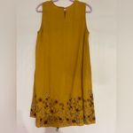 Blue Rain  Mustard Floral Midi Dress Photo 5