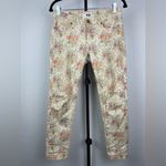 Paige Multicolor Floral Skyline Ankle Peg Artsy Jeans Photo 2