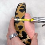 Casadei Pink Calf Hair Leopard Print Denim Jean Mule Platform Wedge Sandals 6.5 Photo 11