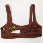 l*space L* Jess Bikini Top in Coffee Brown Size XS NWT Photo 1