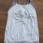 Lululemon  Women's Lavendar Purple Chic Strappy Top Builtin Sports Bra Size 10 Photo 0