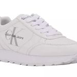 Calvin Klein Jeans Cayle Logo Casual Lace-Up Sneakers White Size 6.5M Retail $89 Photo 10