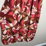 A New Day Babydoll Smocked Dress Modi's Floral Lagenlook Red Thin Spaghetti Strap Beach Photo 3