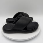 FitFlop  iQushion D-luxe Padded Size 8 EU 39 Black Leather Criss Cross Sandals Photo 1