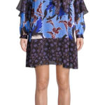Diane Von Furstenberg  Effie Floral Silk Shift Dress Photo 0