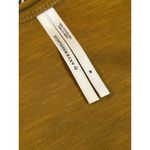 Anthropologie  Mustard Yellow Ruffled Long Sleeve Cotton Top Size M Photo 1