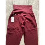 FIGS  Scrub Pants Womens S Maternity Dark Red Zamora High Waisted Jogger Cargo Photo 1