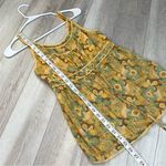 American Rag  Tank Top floral womens Yellow Blue (small) vintage y2k 70's kidcore Photo 4