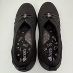 Bzees  Rosie Shoes Womens 10 Black Fabric Slip On Casual Comfort Wedge Shoes Photo 4