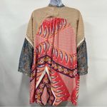 Ivy Jane  Duster Kimono Coverup  XS open cardigan mixed media print oversized Photo 1