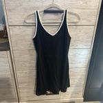 Aerie  Offline Women's Tennis Dress Black with White Trim Size Large Photo 1
