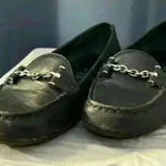 Ralph Lauren  Blue Leather Flats Photo 0